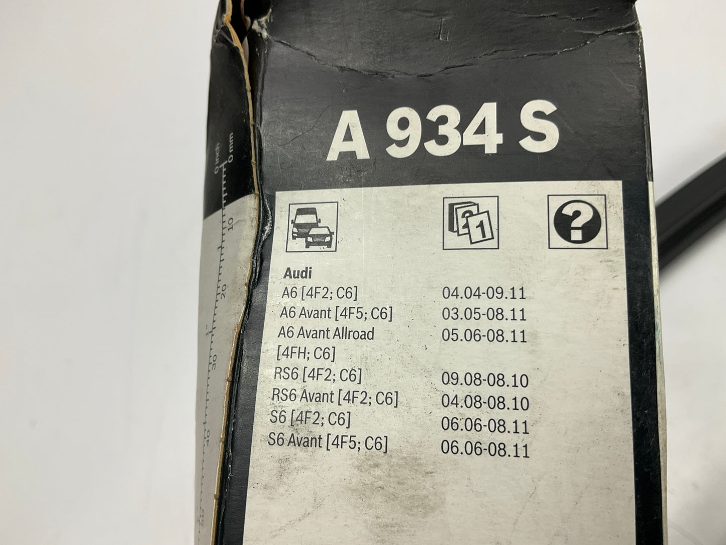Bosch A934S Aerotwin 22'' Windshield Wiper Blade Pair - 2004-11 Audi A6, 07-11 S6