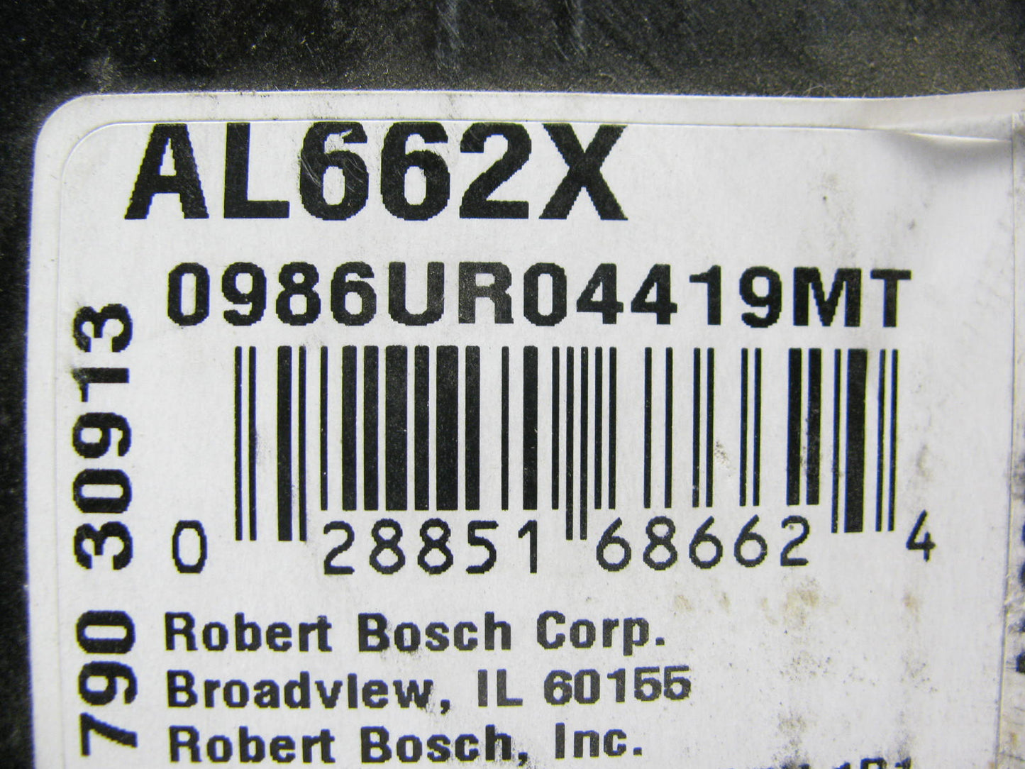 Alternator Bosch AL662X Reman  For Various 1989-1993 Chevrolet GMC C/K Trucks