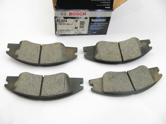 Disc Brake Pad Set-QuietCast Ceramic Brake Pads With Hardware Front Bosch BC1074