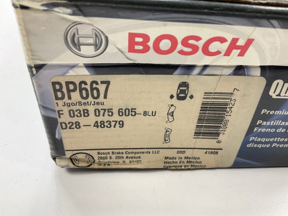 Bosch BP667 Rear Semi-Metallic Disc Brake Pads
