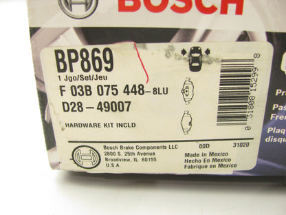 Bosch BP869 QuietCast Premium Semi-Metallic Disc Brake Pad Set