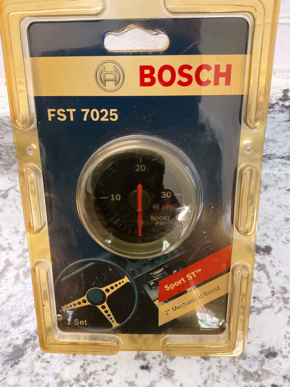 Bosch FST7025 Sport ST 2'' Mechanical Boost Gauge 0 - 30 PSI