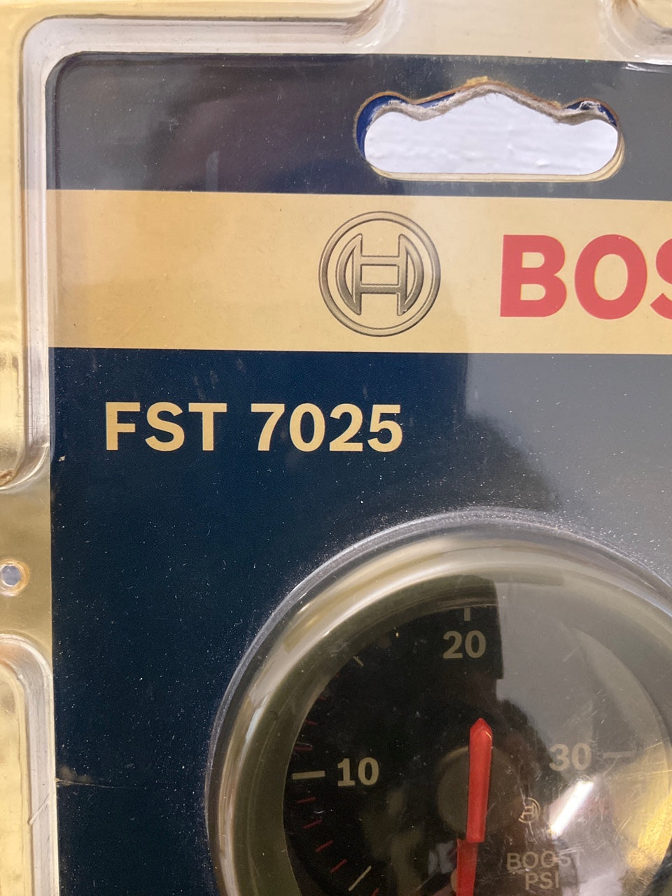 Bosch FST7025 Sport ST 2'' Mechanical Boost Gauge 0 - 30 PSI