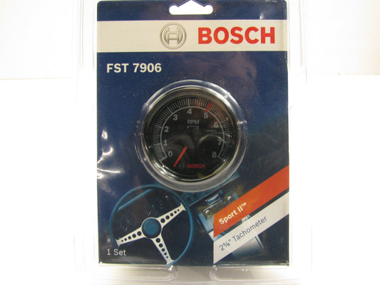 Bosch FST7906 Sport II 2-5/8'' Tachometer BLACK RPM 0-8000