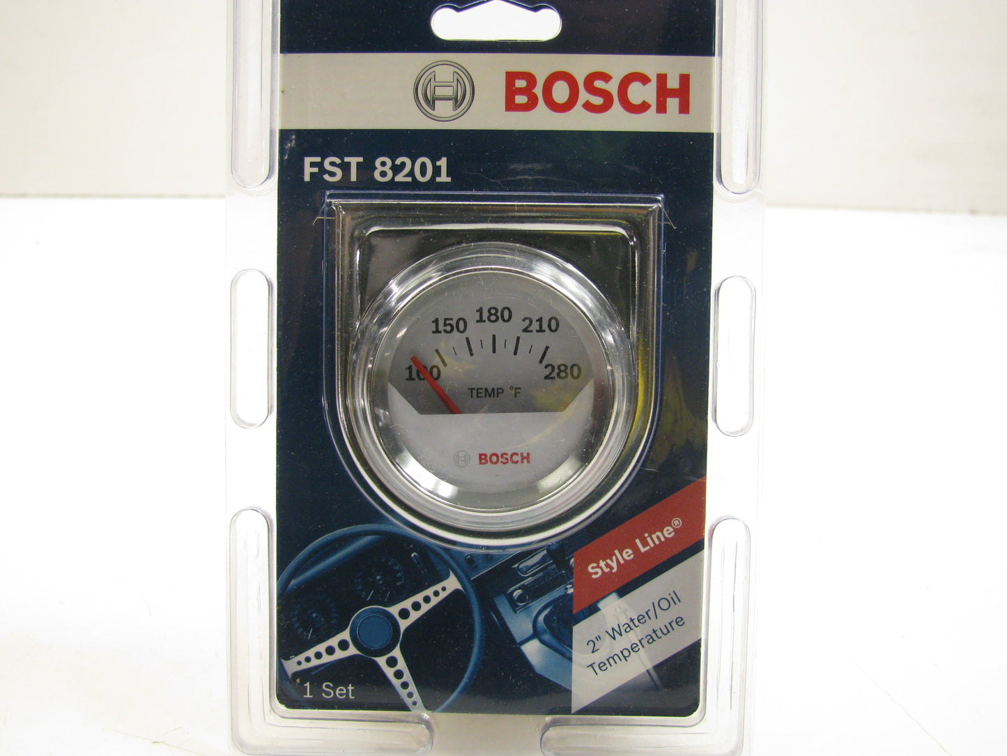 Bosch FST8201 Style Line 2'' Electrical Water / Oil Temperature Gauge