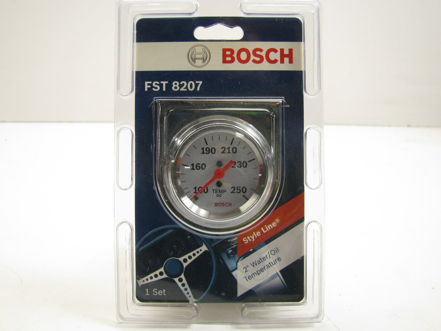 Bosch FST8207 Style Line 2'' Mechanical Water / Oil Temp Gauge WHITE FACE