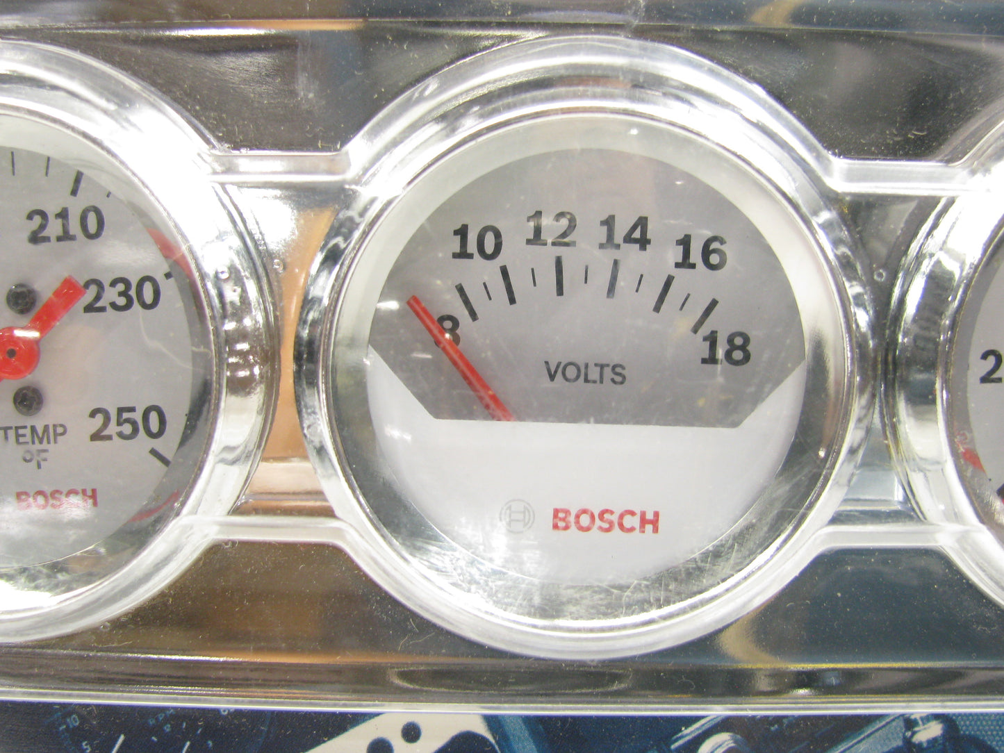 Bosch FST8208 2'' Mechanical Oil Pressure, Oil Temp, Voltmeter Gauge Kit