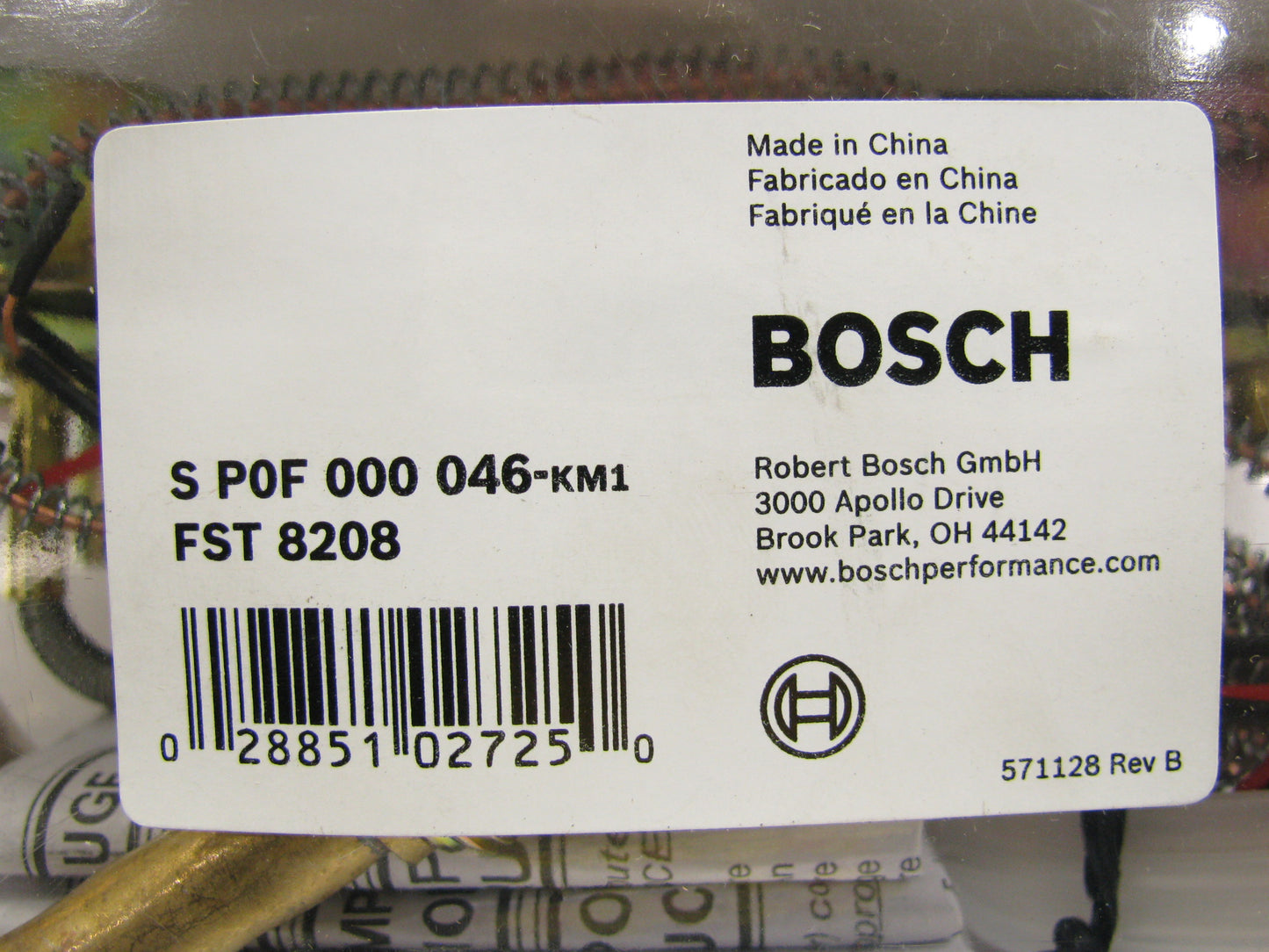 Bosch FST8208 2'' Mechanical Oil Pressure, Oil Temp, Voltmeter Gauge Kit