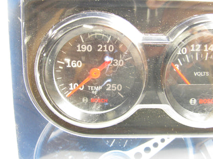 Bosch FST8218 Triple Gauge Set 2'' Mechanical: Water Temp, Volts, Oil Pressure