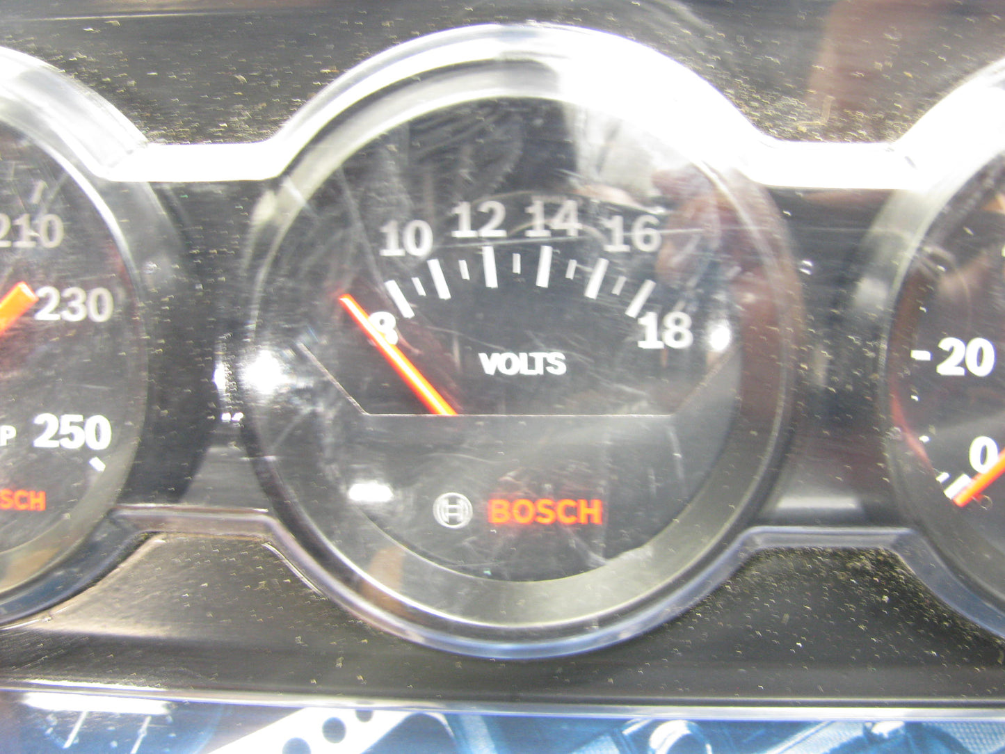 Bosch FST8218 Triple Gauge Set 2'' Mechanical: Water Temp, Volts, Oil Pressure