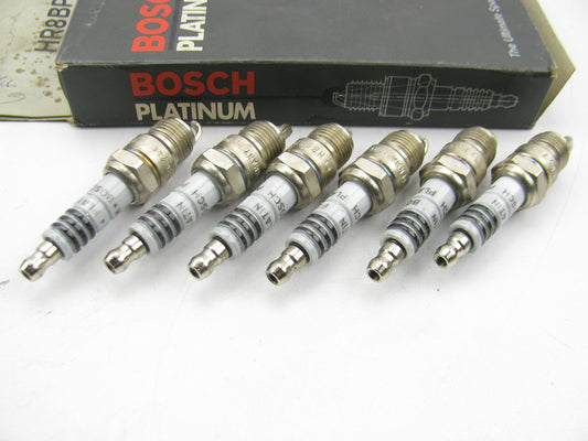 (6) Bosch HR8BPZ PLATINUM Spark Plugs