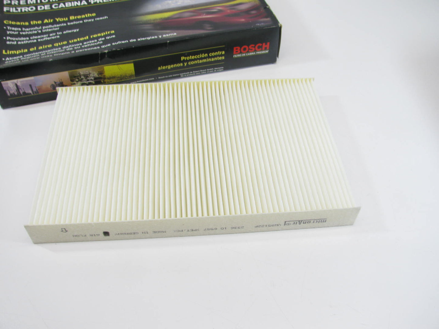 Bosch P3800 Cabin Air Filter - 1998-2000 Audi A6, R 1998-2000 Audi A6 Quattro