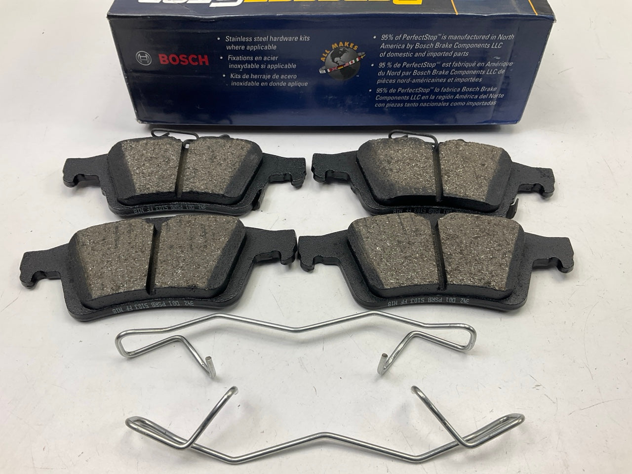 Bosch PC1564A REAR PerfectStop Ceramic Brake Pads For 2012-2015 Ford Focus