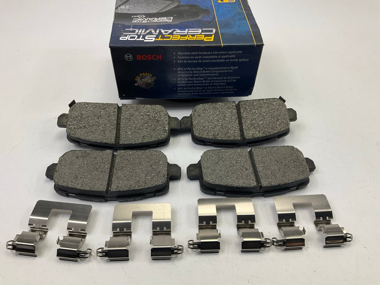 Bosch REAR Perfect Stop Ceramic Disc Brake Pads For 2016-2020 Honda HR-V