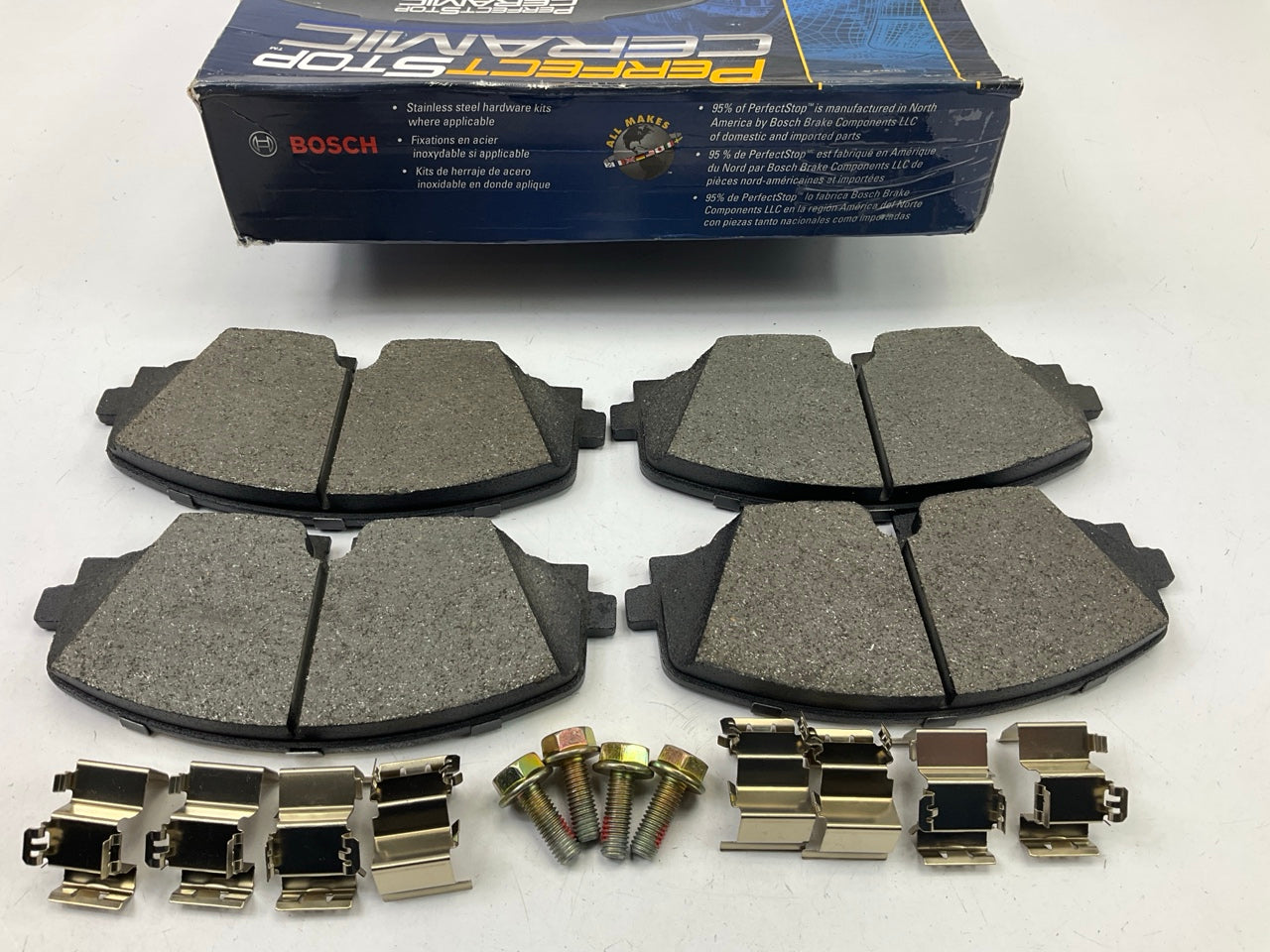 Bosch PC2074 FRONT Perfect Stop Ceramic Disc Brake Pads For 18-23 VW Atlas