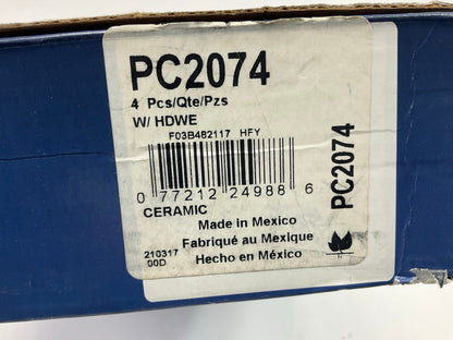 Bosch PC2074 FRONT Perfect Stop Ceramic Disc Brake Pads For 18-23 VW Atlas