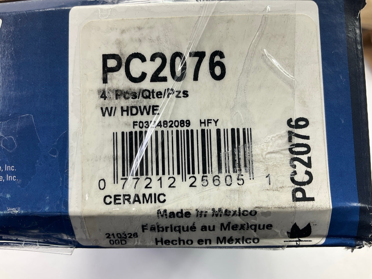 Bosch PC2076 FRONT PerfectStop Ceramic Brake Pads