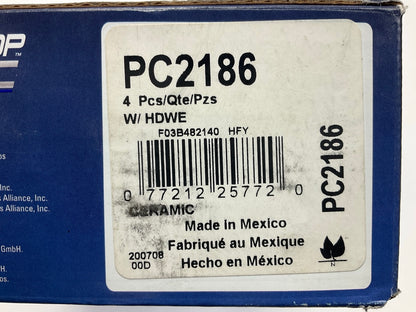 Bosch PC2186 REAR Perfect Stop Ceramic Disc Brake Pads For 2018-2022 Wrangler