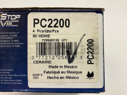 Bosch PC2200 Rear Brake Pads (w/ Electric Parking Brake ONLY)