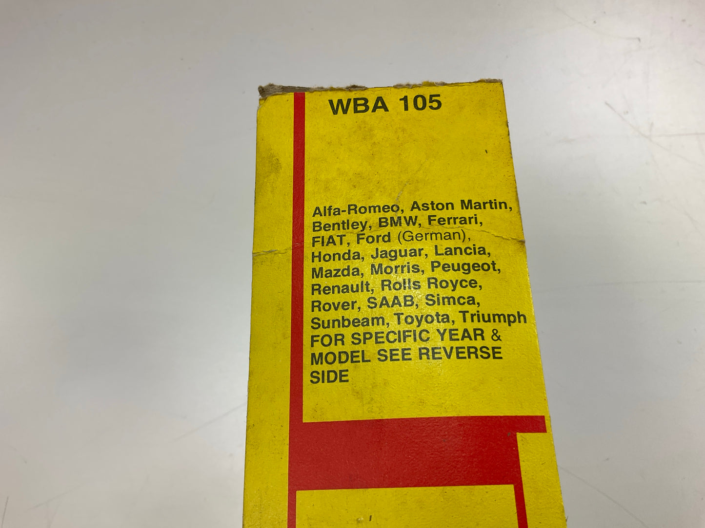 Vintage Bosch WBA105 Wiper Blades -PAIR- For  Alfa, BMW,Ferrari, Bentley, Fiat
