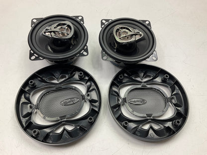 Boss BE423 4'' 3-Way Full Range Speakers (1 Pair) 225 Watts Blue LED