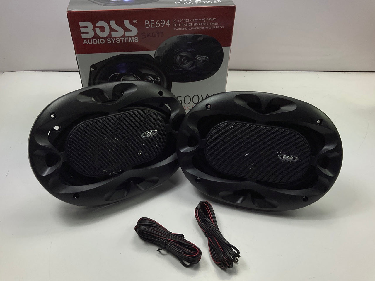 BOSS Audio System BE694 Full Range 6X9'' 4-Way Speakers 500W