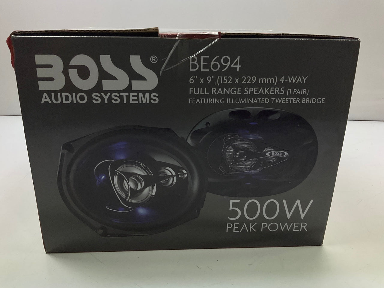 BOSS Audio System BE694 Full Range 6X9'' 4-Way Speakers 500W