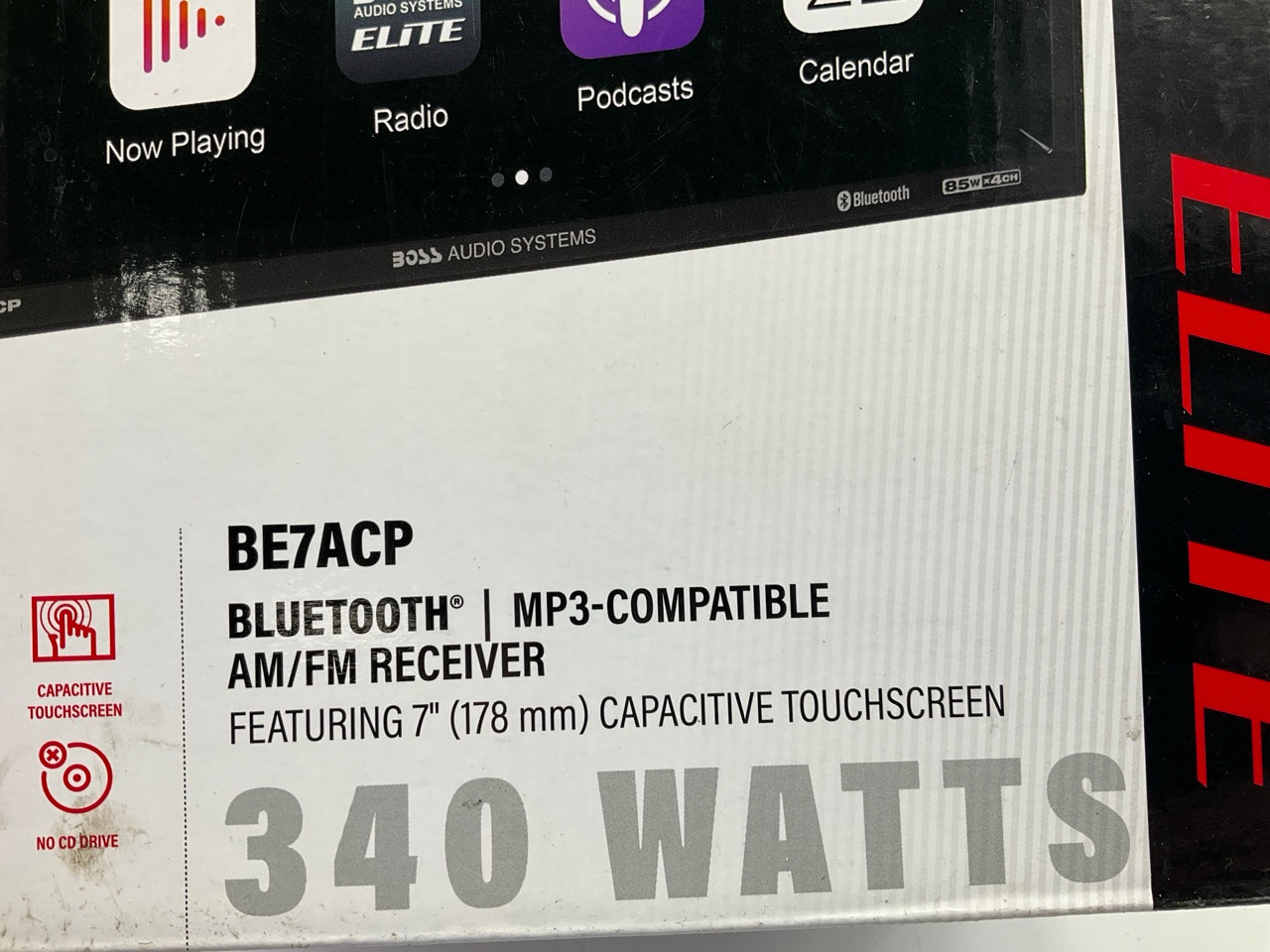 NEW, MISSING BRACKET & HARNESS Boss BE7ACP 7'' 2-DIN Digital Multimedia Receiver