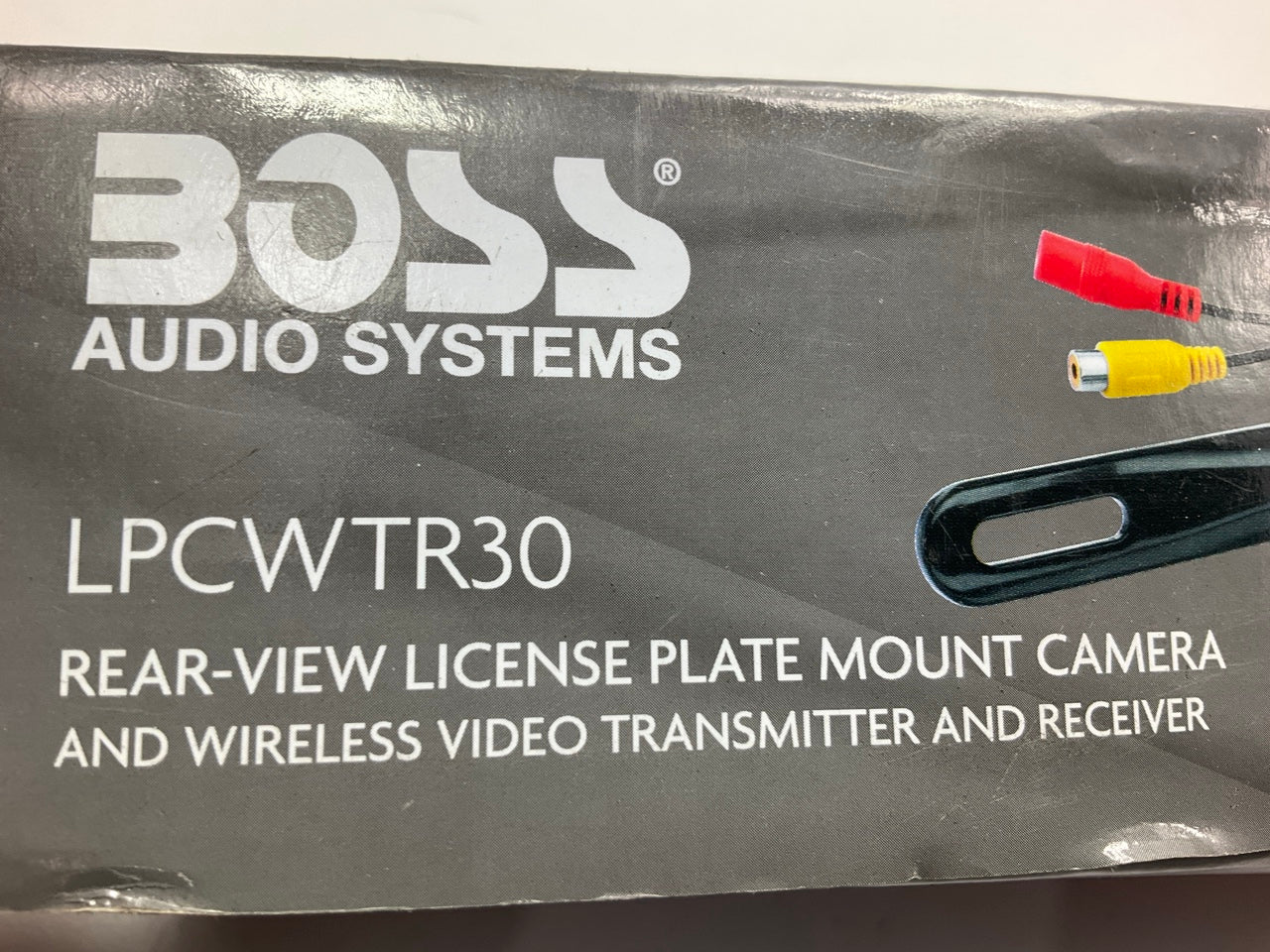 BOSS Audio Systems LPCWTR30 Car Rearview Camera, License Plate Mount, High Res