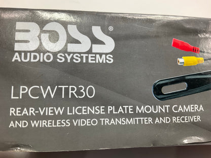 BOSS Audio Systems LPCWTR30 Car Rearview Camera, License Plate Mount, High Res