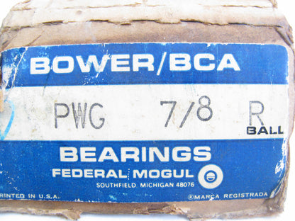 Bower PWG 7/8R Cast Iron Pillow Block Bearing - 0.875'' Bore - 1.625'' Width