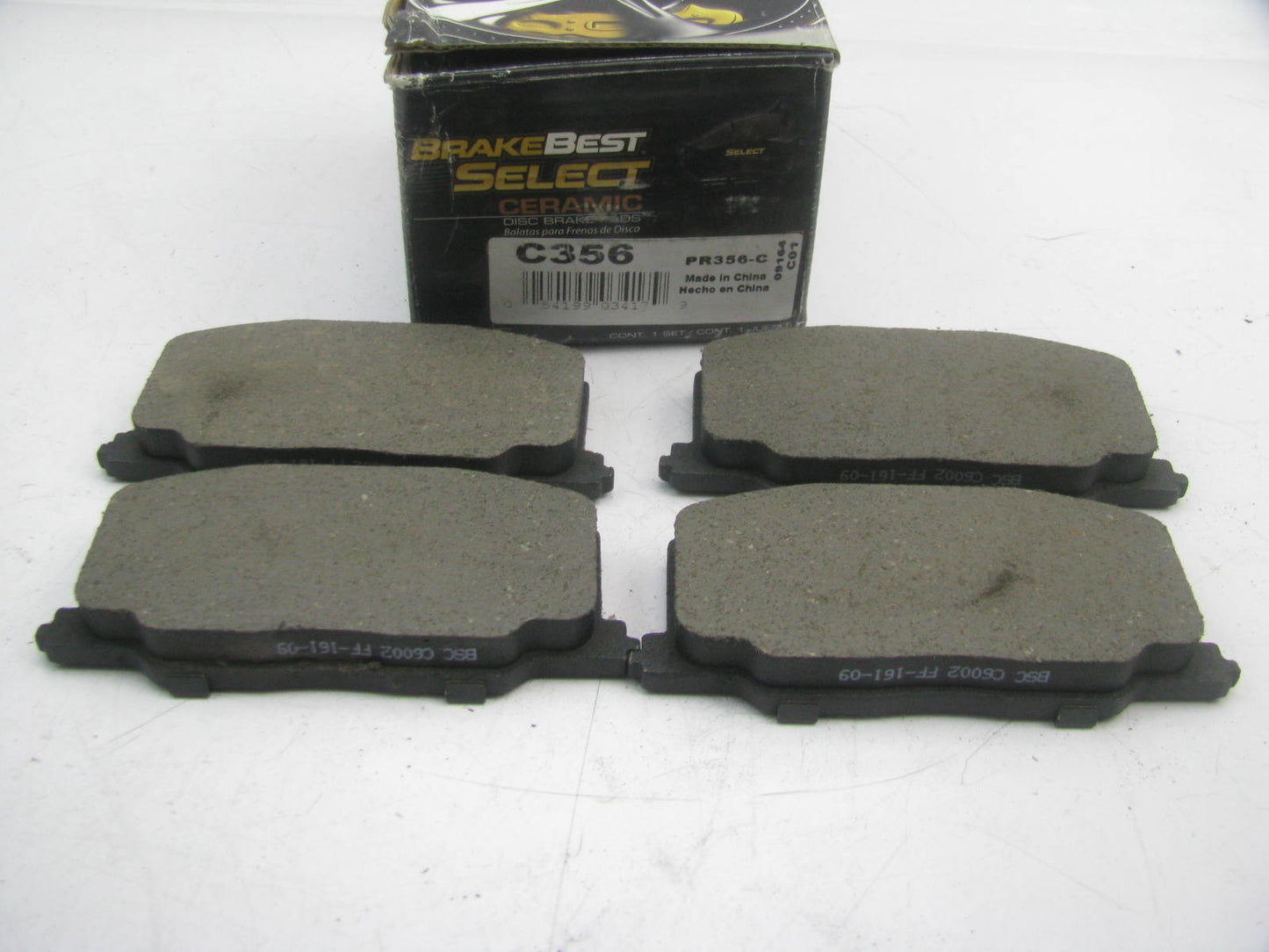 Brakebest C356 Front Disc Brake Pad Set - Ceramic