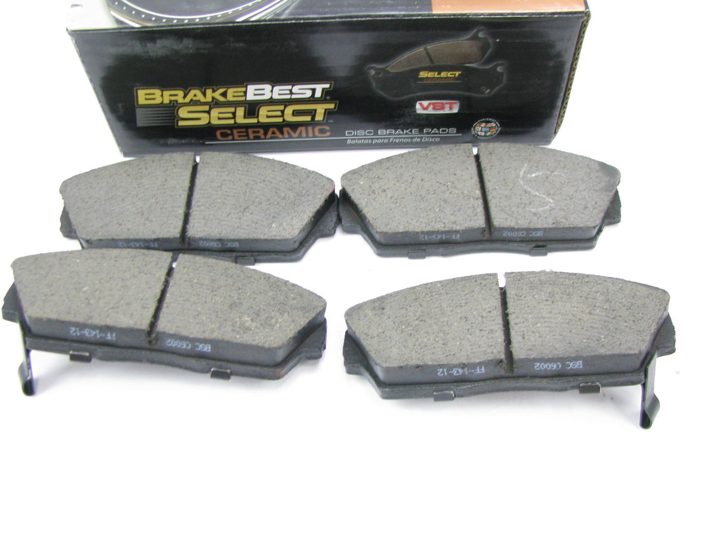 Brakebest C409 Ceramic Disc Brake Pad Set - Front