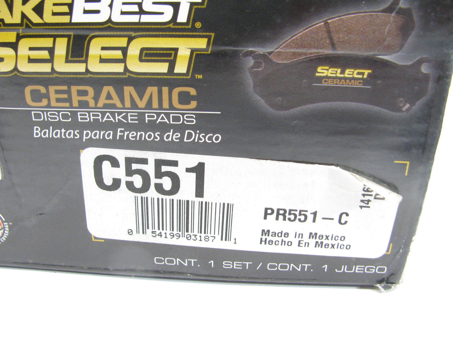 Brakebest C551 Front Ceramic Disc Brake Pads For 1992-2002 Mazda MPV