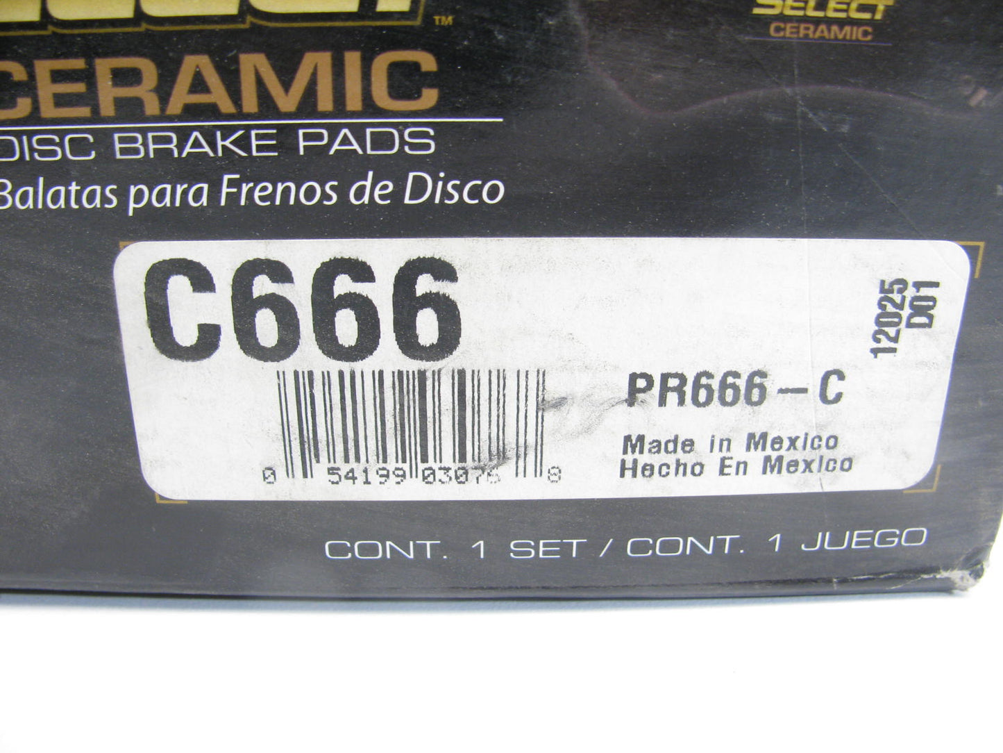 Brakebest C666 Ceramic Brake Pads For 1997-1998 Wrangler, 1994-98 Grand Cherokee