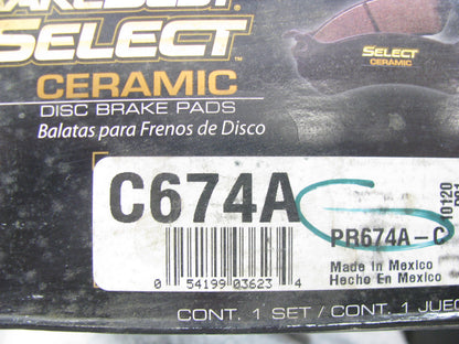 Brakebest C674A Ceramic Disc Brake Pads - Rear