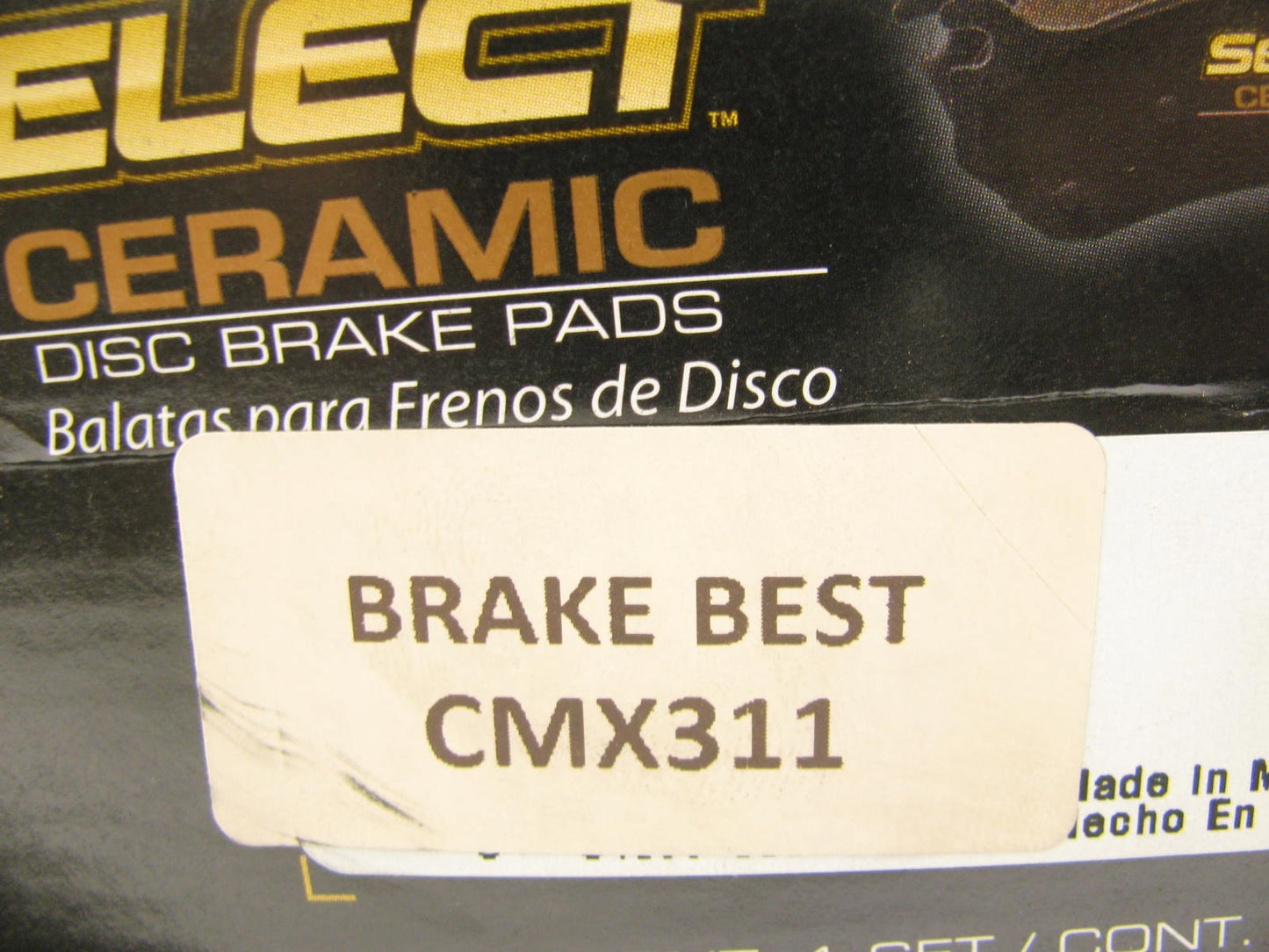 Brakebest CMX311 Front Disc Brake Pad Set - Ceramic