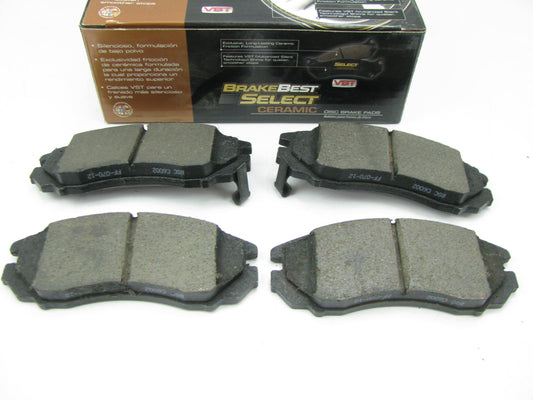 Brakebest SC1408 Front Ceramic Disc Brake Pads For 2004-2008 Hyundai Tiburon V6