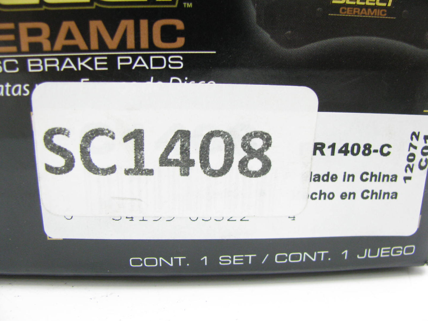 Brakebest SC1408 Front Ceramic Disc Brake Pads For 2004-2008 Hyundai Tiburon V6