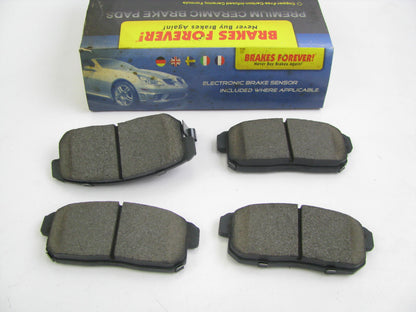 Brakes Forever D1008CP Rear Ceramic Disc Brake Pads For 2004-2011 Mazda RX-8