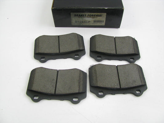 Brakes Forever D1053CP Ceramic Disc Brake Pad Set - Rear