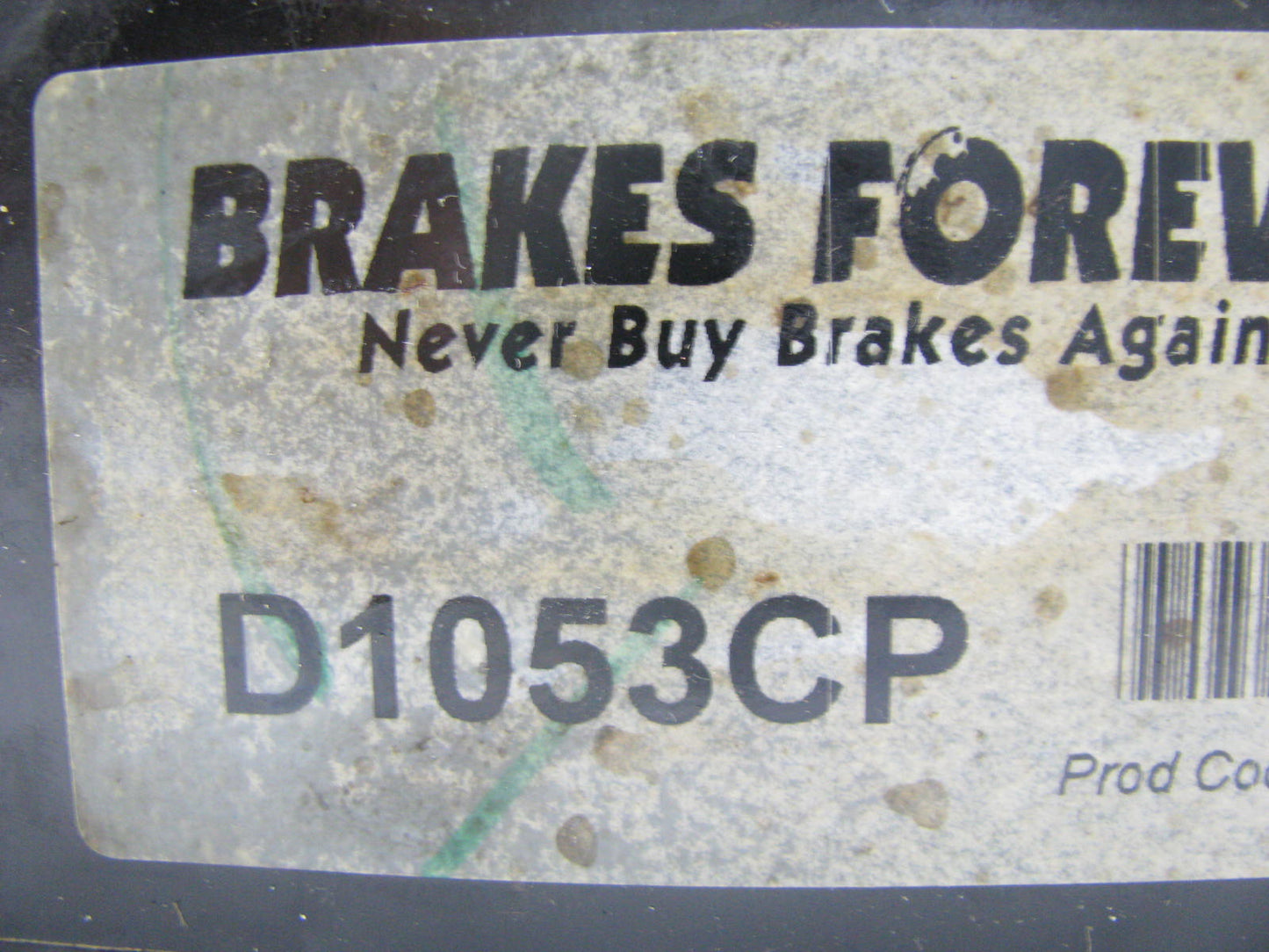 Brakes Forever D1053CP Ceramic Disc Brake Pad Set - Rear