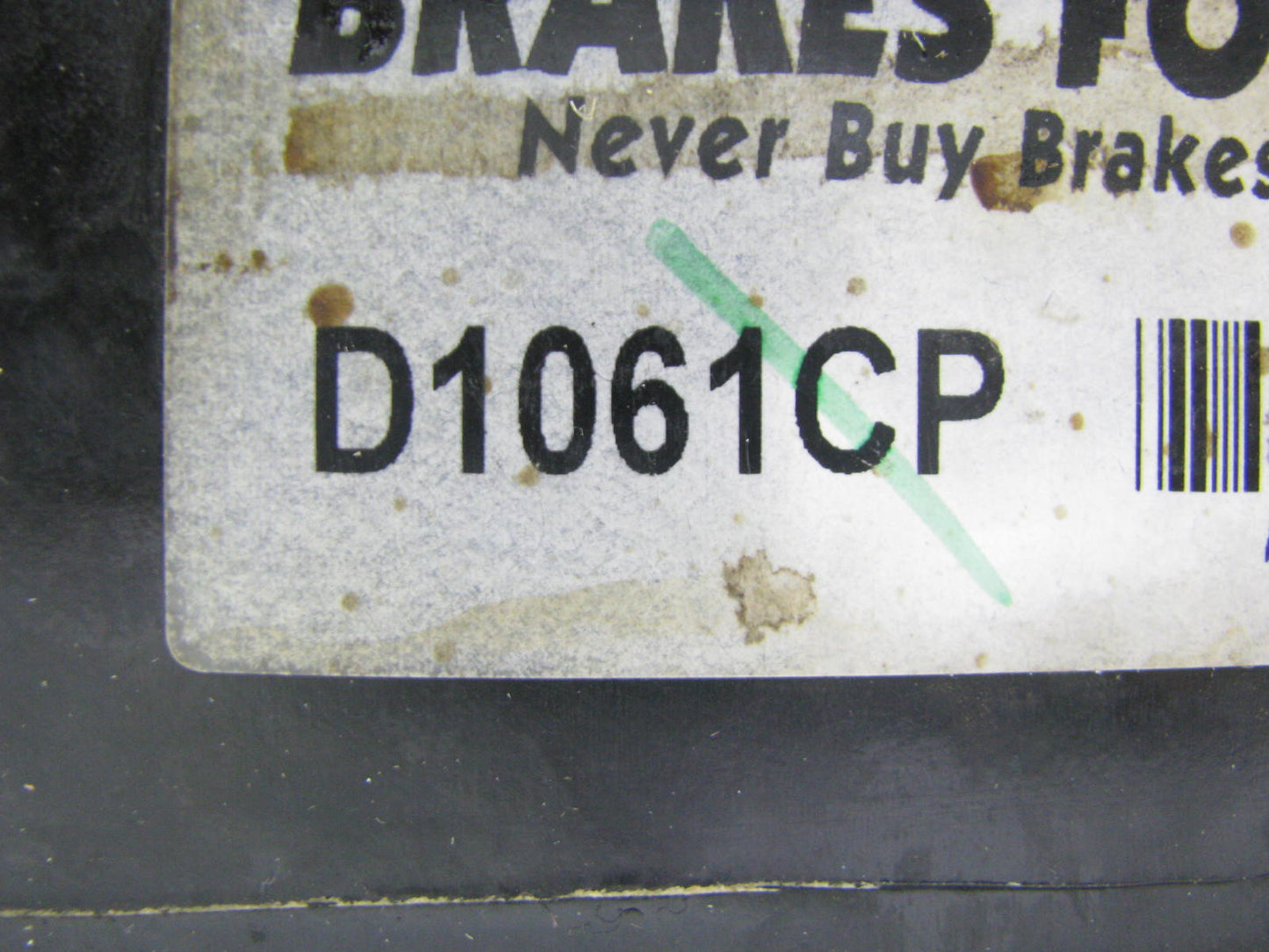 Brakes Forever D1061CP Ceramic Disc Brake Pad Set - Front