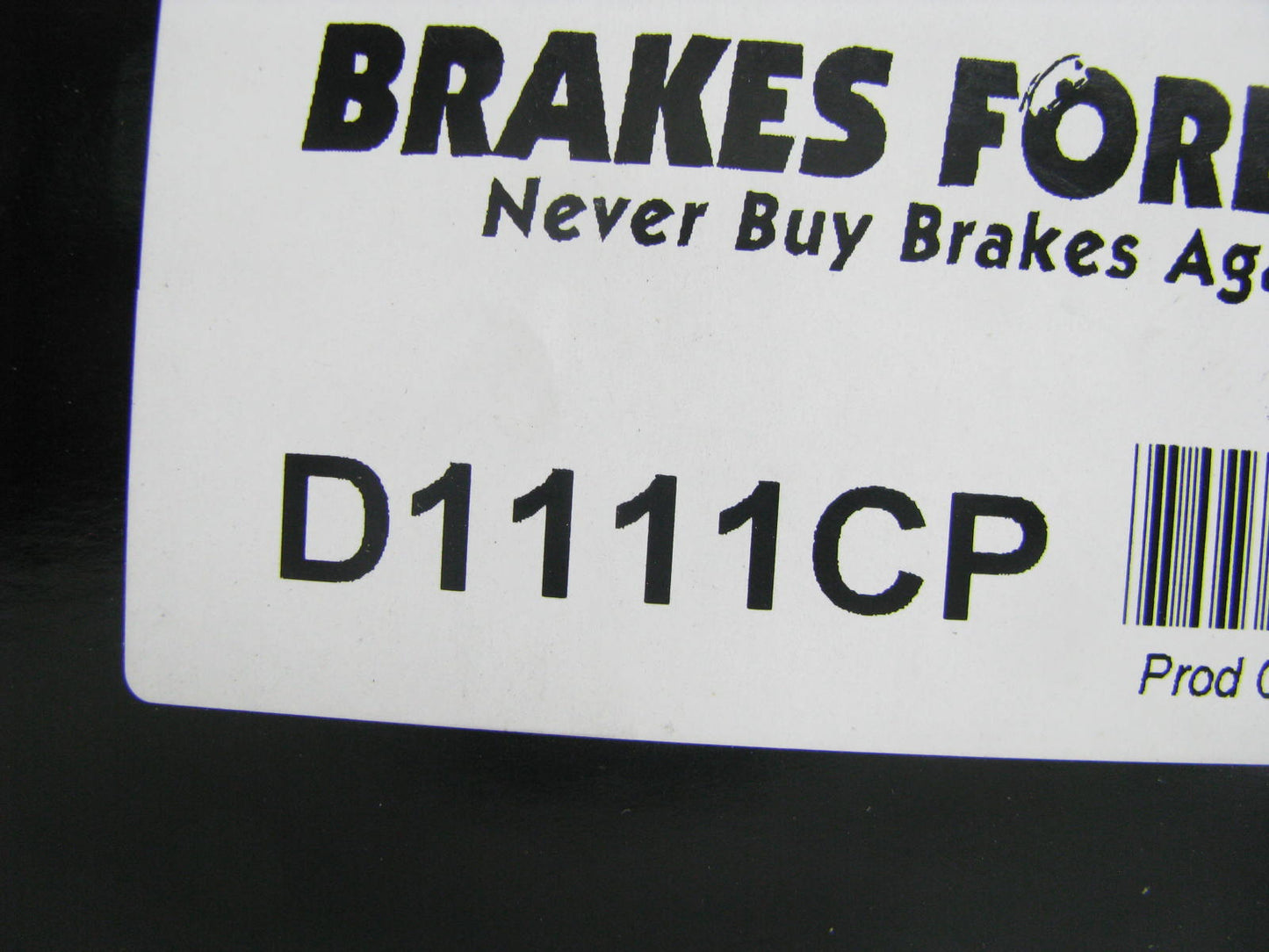 Brakes Forever D1111CP Ceramic Disc Brake Pad Set - Front