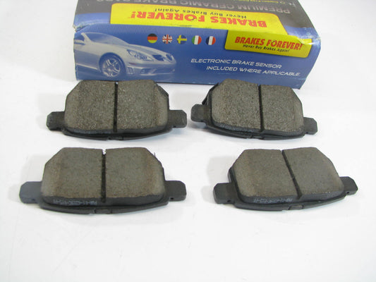 Brakes Forever D1354CP Rear Disc Brake Pad Set - Ceramic