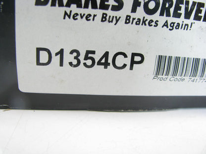 Brakes Forever D1354CP Rear Disc Brake Pad Set - Ceramic