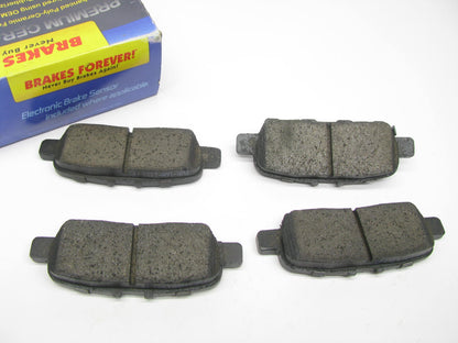 Premium Rear Ceramic Disc Brake Pad Set Brakes Forever D1393CP