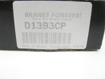 Brakes Forever D1393CP Premium Rear Ceramic Disc Brake Pad Set