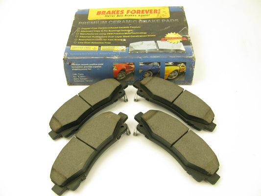 Brakes Forever D1584CP Ceramic Disc Brake Pads - Front