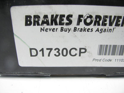 Brakes Forever D1730CP Ceramic Disc Brake Pads - Front